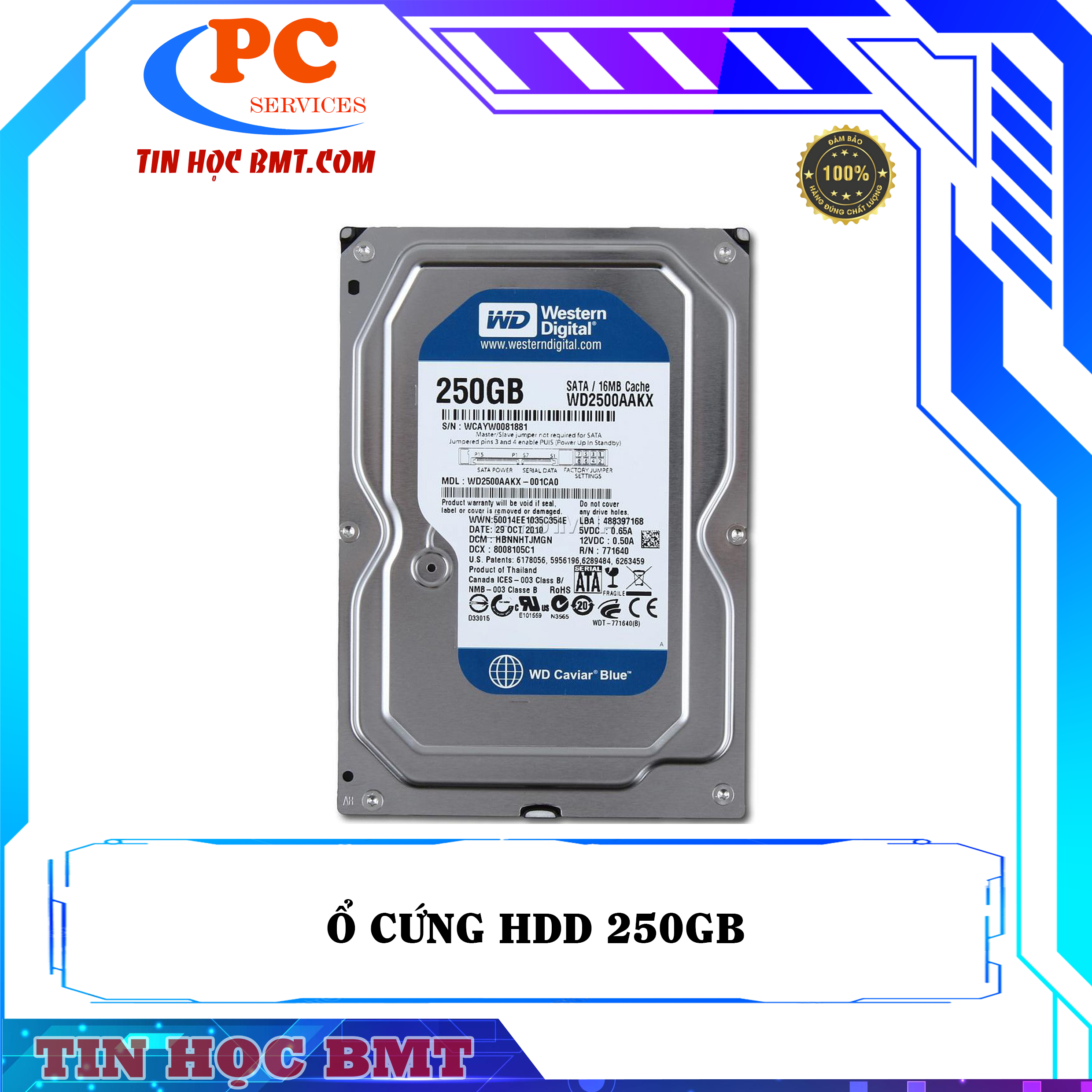 Ổ cứng HDD 250GB 2nd