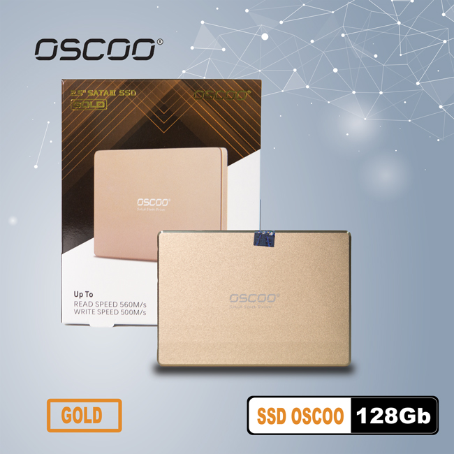 Ổ cứng SSD OSCOO 128Gb gold