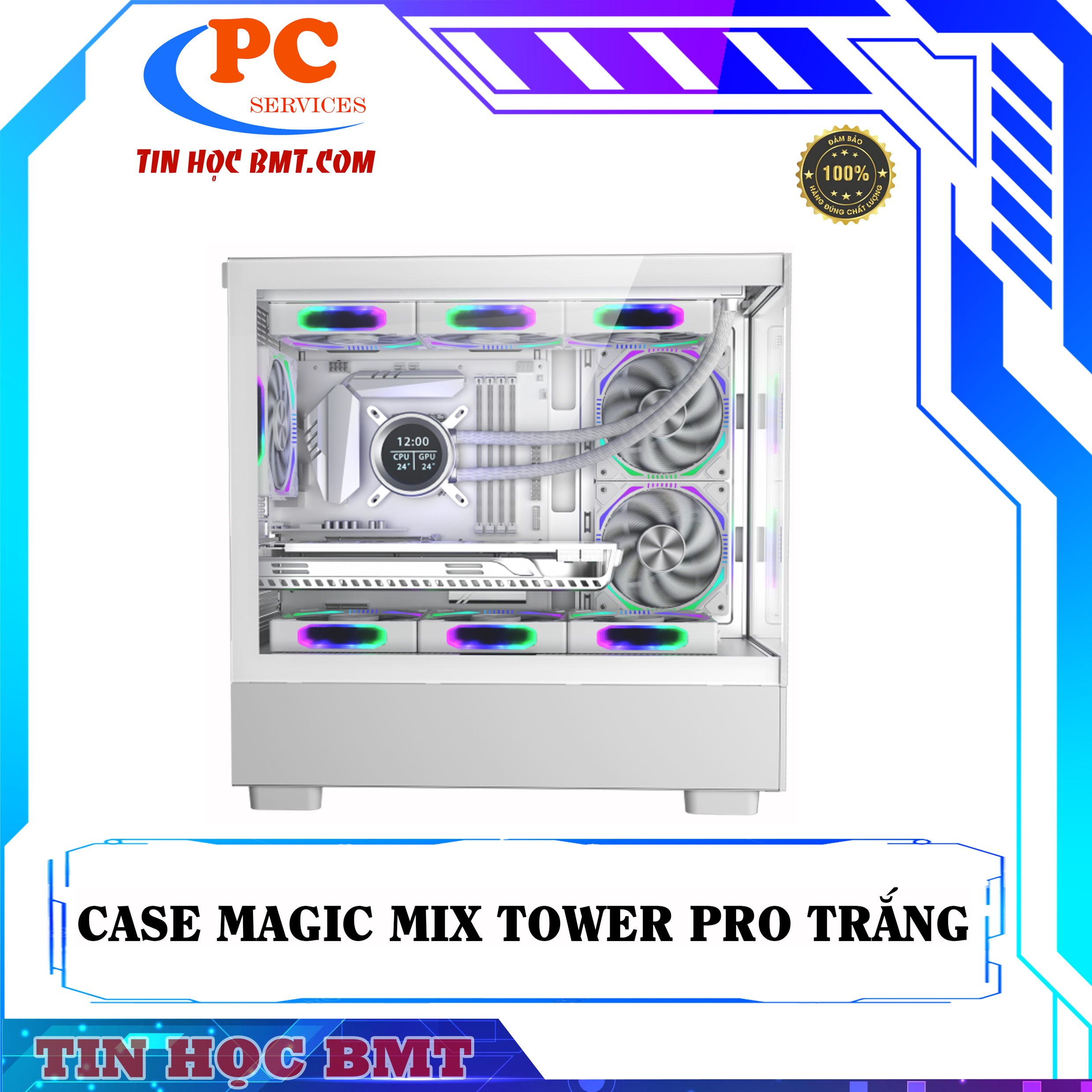 Case Magic MIX Tower Pro Trắng