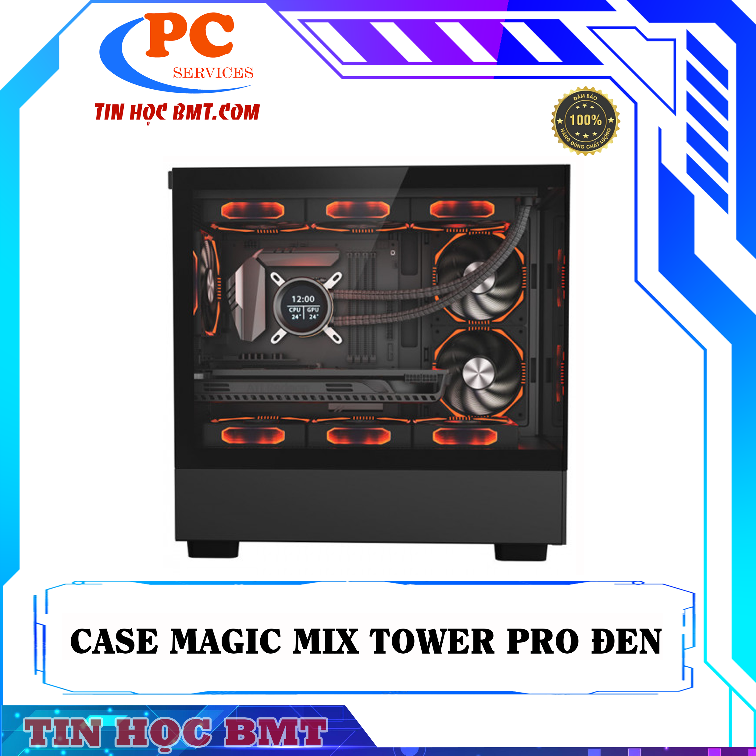 Case Magic MIX Tower Pro Đen