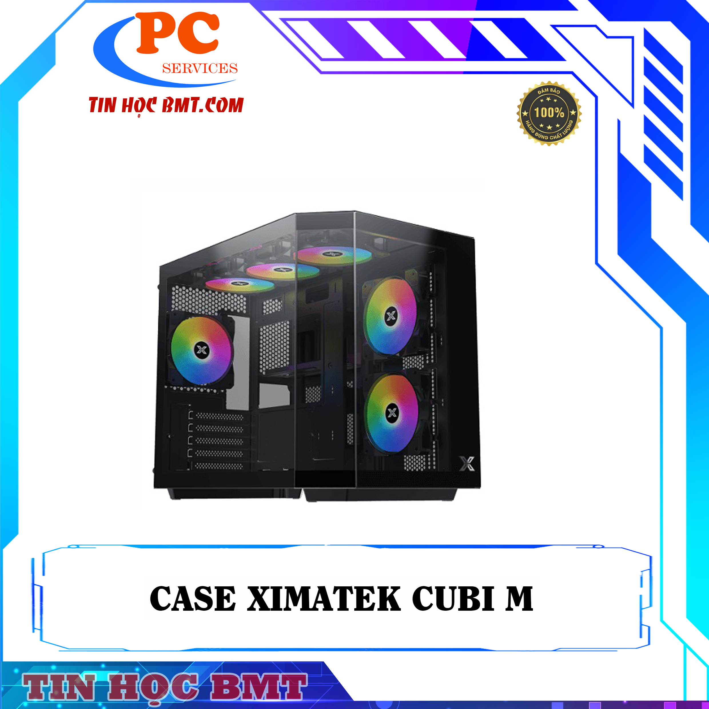 Thùng máy Case Xigmatek Cubi M - Đen