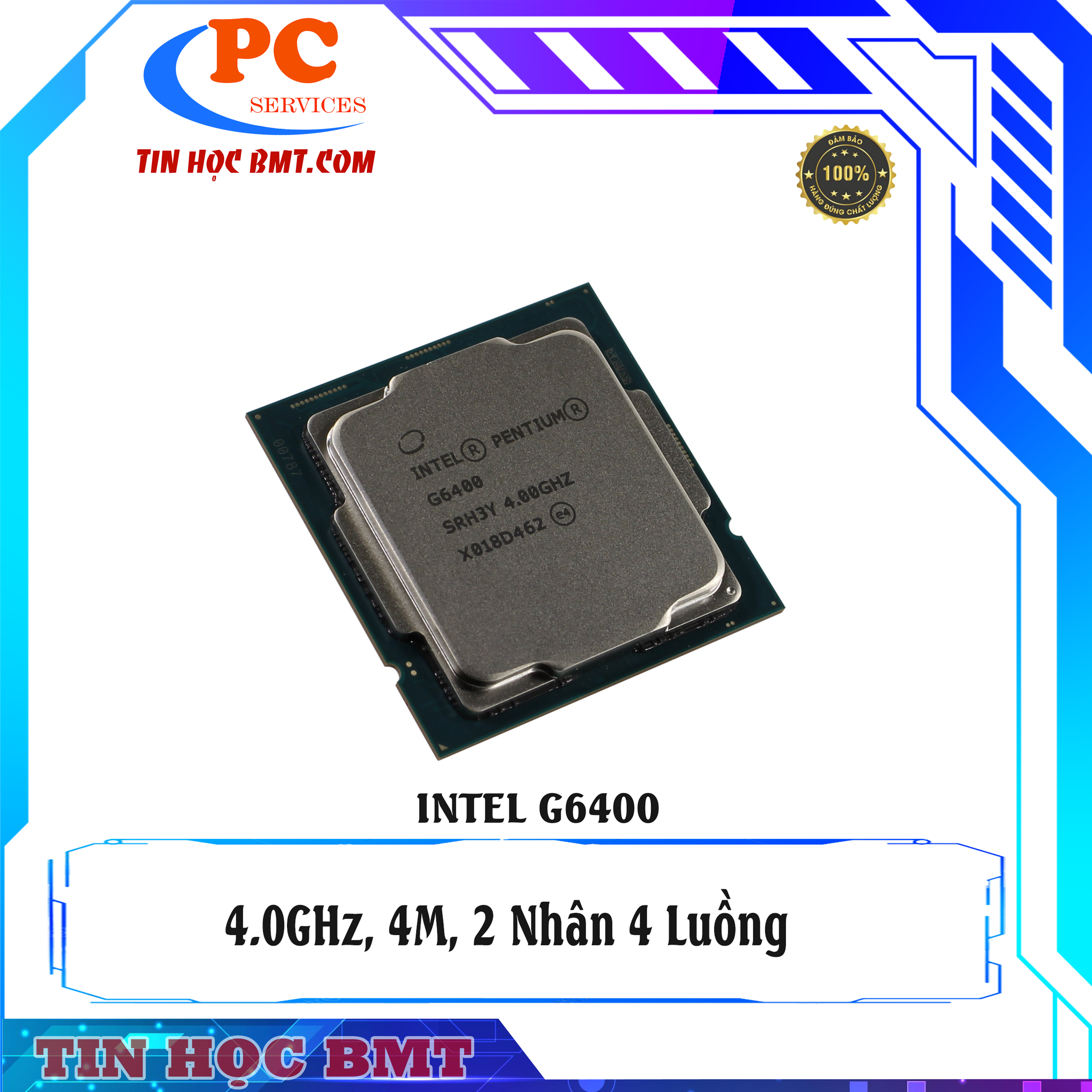 CPU Intel Pentium G6400 (4.00GHz, 4M, 2 Cores 4 Threads) 2nd