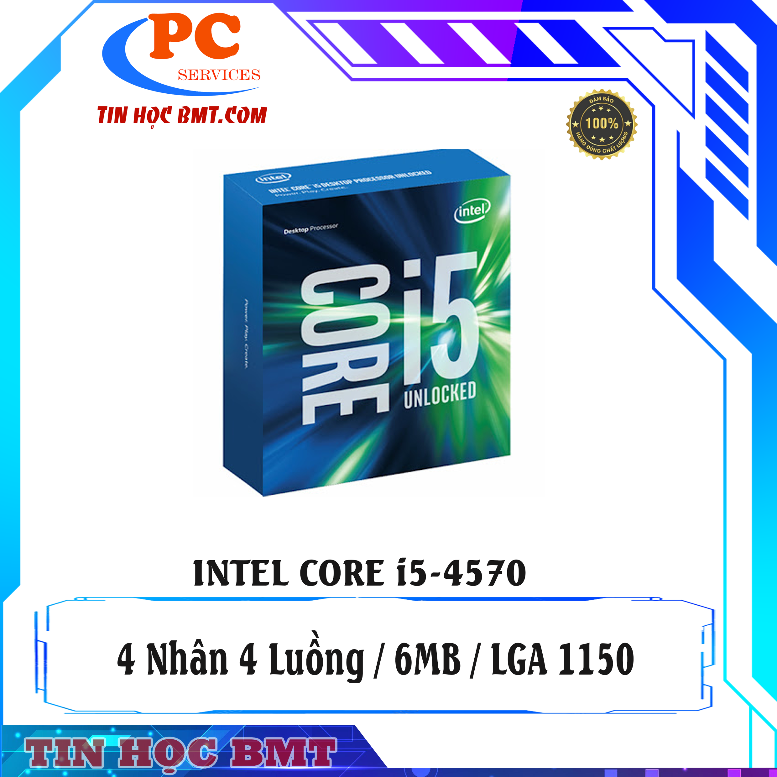 CPU Intel Core i5 4570 (3.60GHz, 6M, 4 Cores 4 Threads)