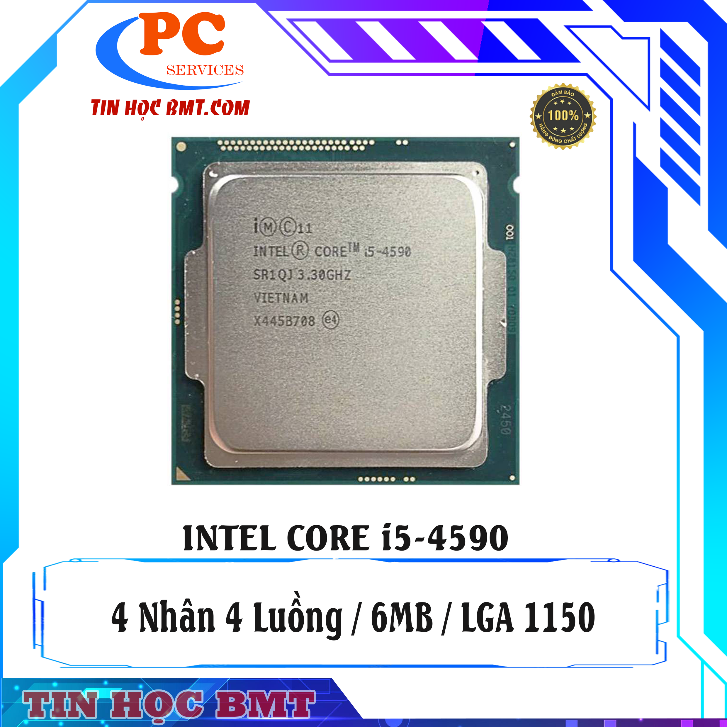CPU Intel Core i5 4590 (3.70GHz, 6M, 4 Cores 4 Threads)