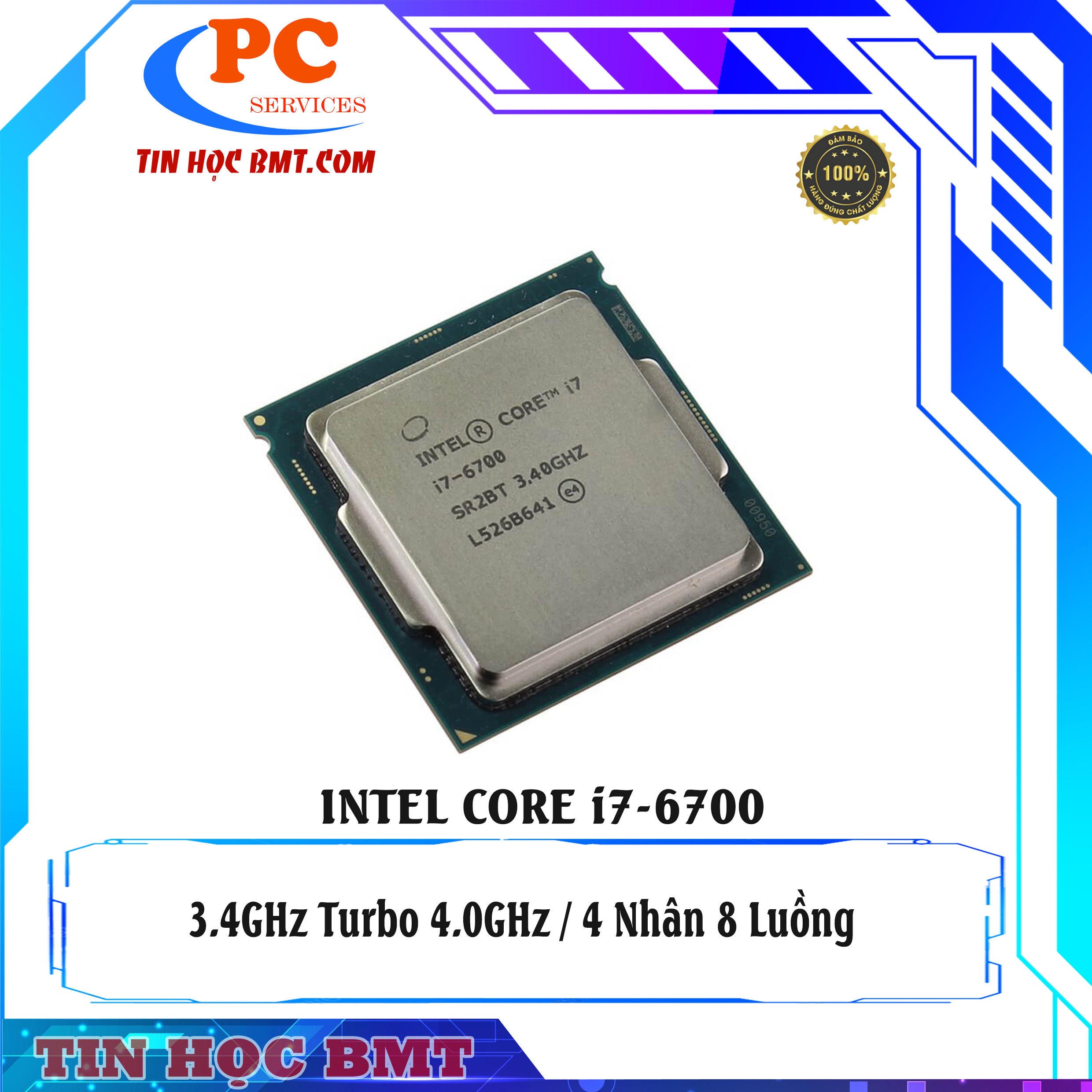 CPU Intel Core i7 6700 (4.00GHz, 8M, 4 Cores 8 Threads)