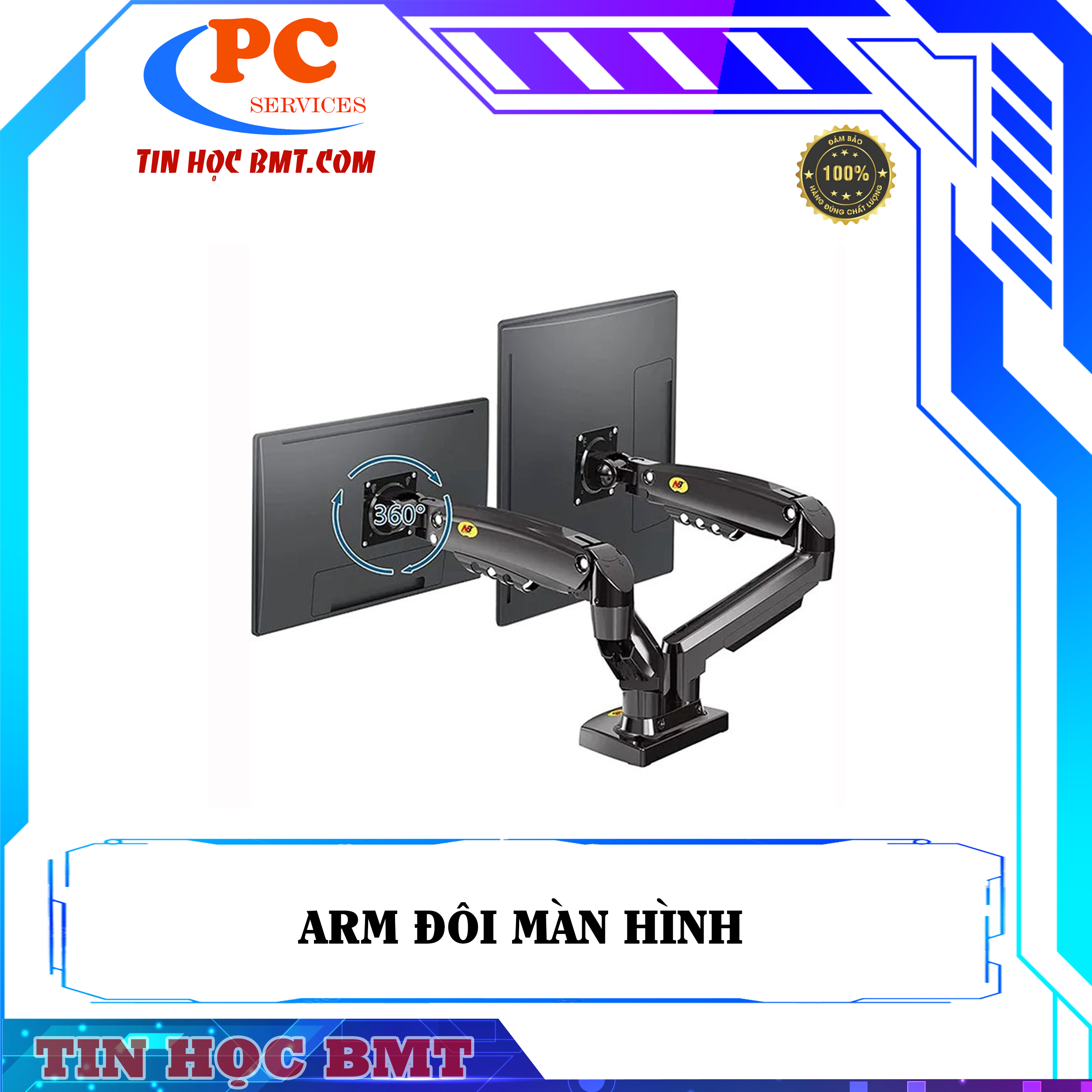 Giá Treo Hai Màn Hình Máy Tính