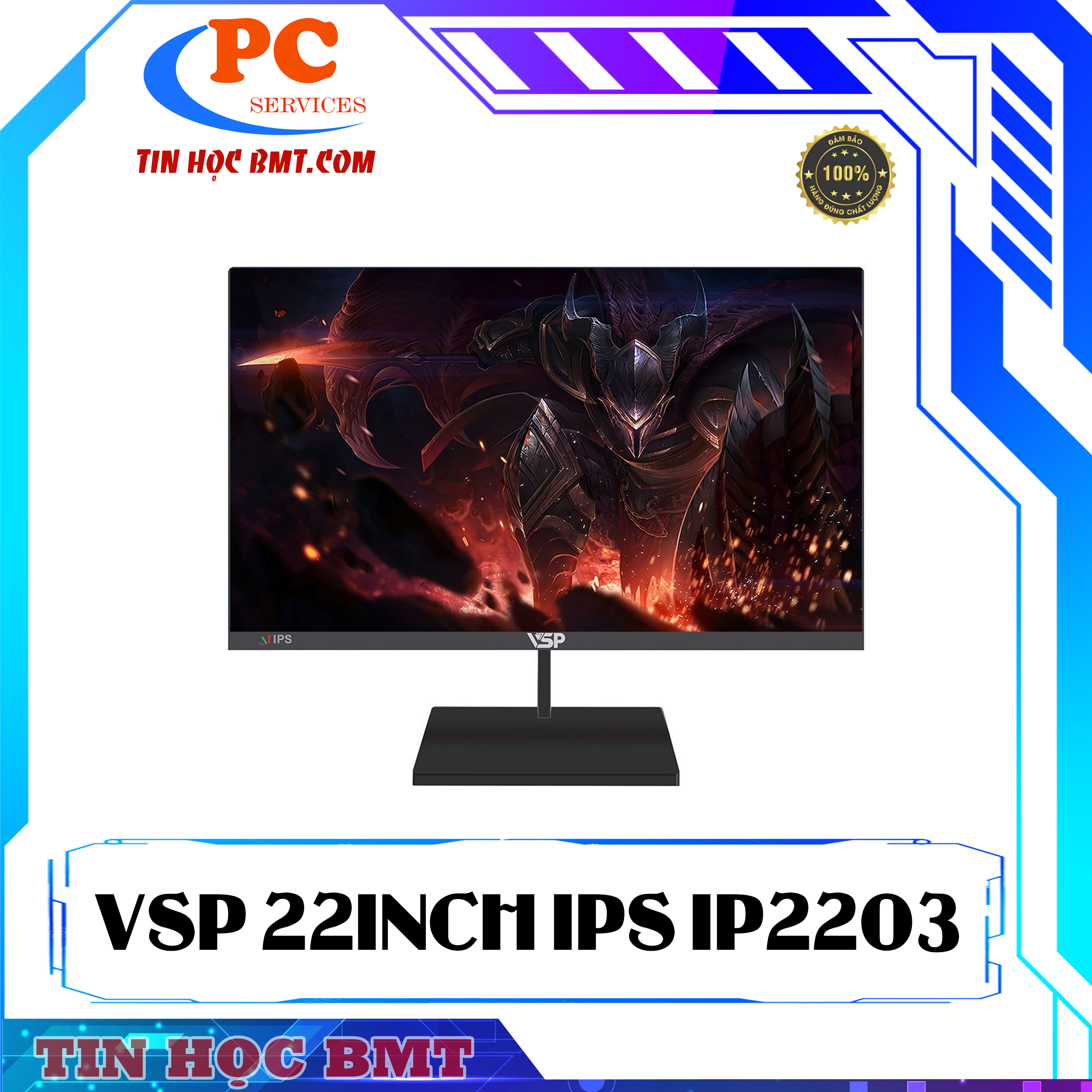 Màn hình VSP IPS Thinking 22 inch tràn viền IP2203H