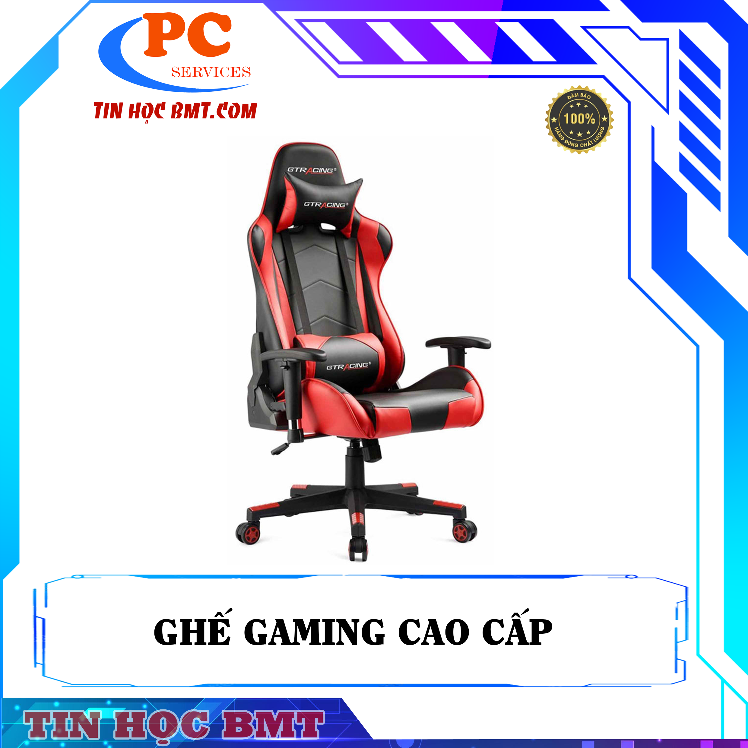 GHÊ BỌC DA CAO CẤP ĐỎ ĐEN