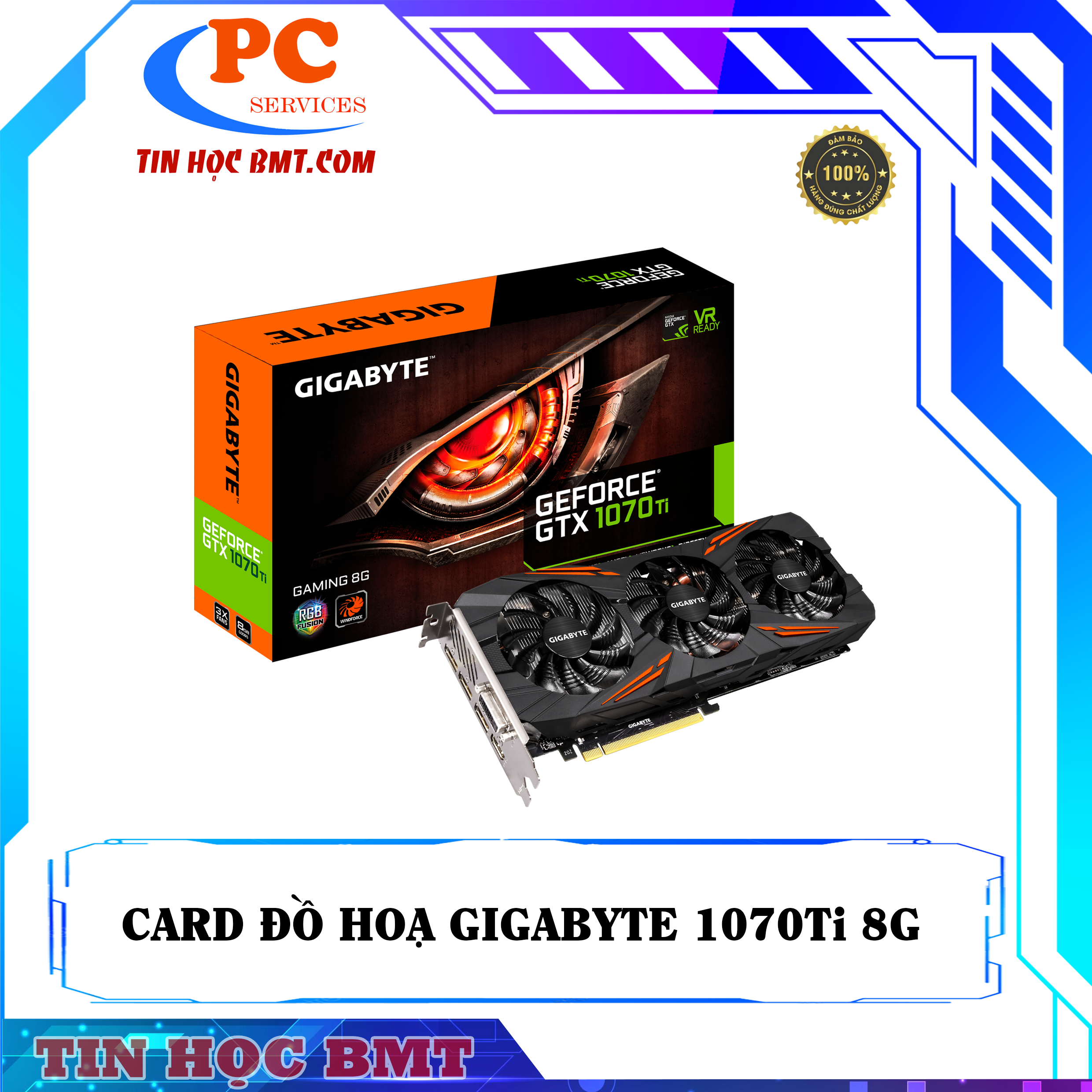 Card đồ hoạ Gigabyte Aorus GeForce GTX 1070Ti 8GB GDDR5