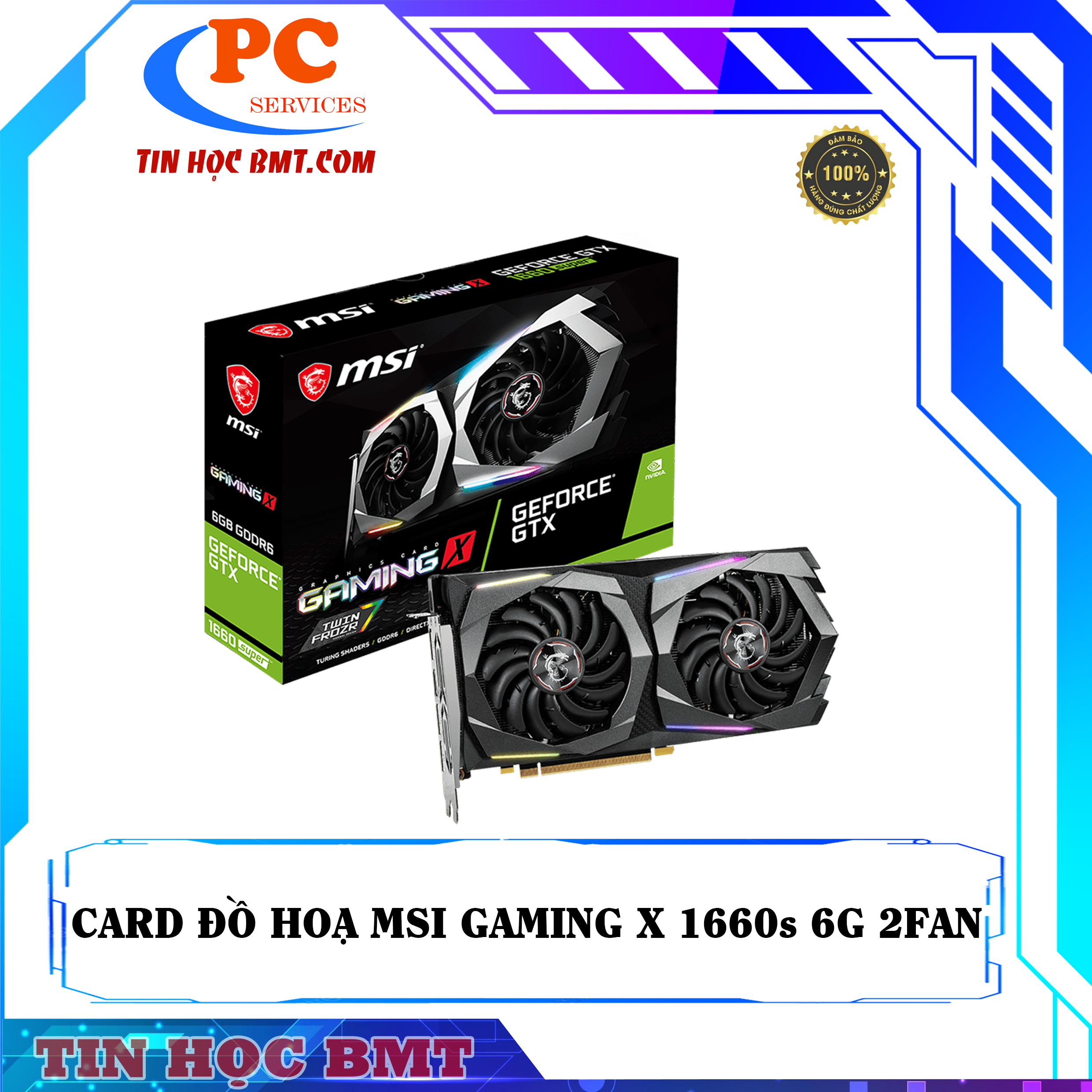 Card đồ hoạ GTX 1660 SUPER GAMING X 2nd