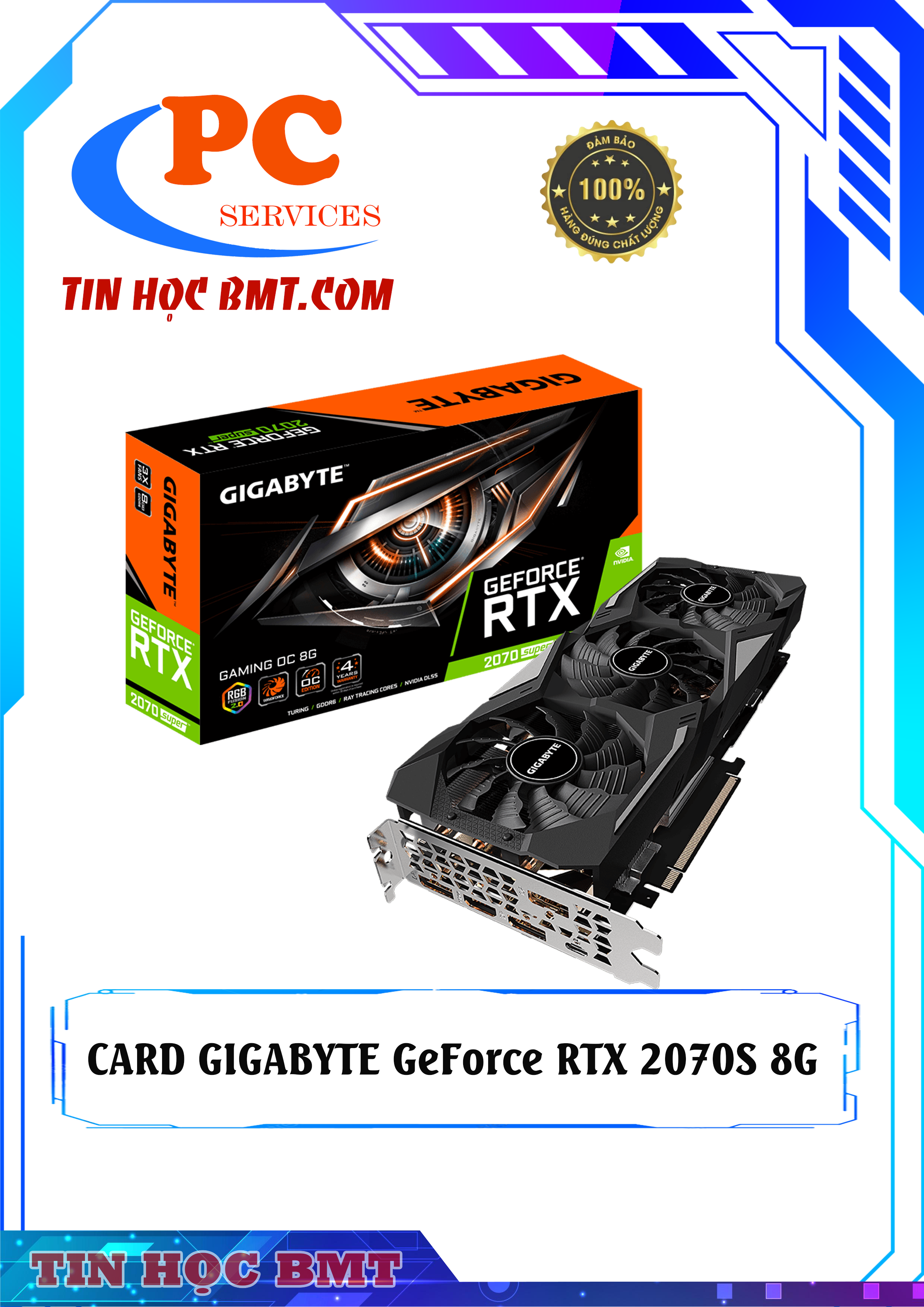 Card đồ hoạ RTX 2070 SUPER GAMING OC 8G