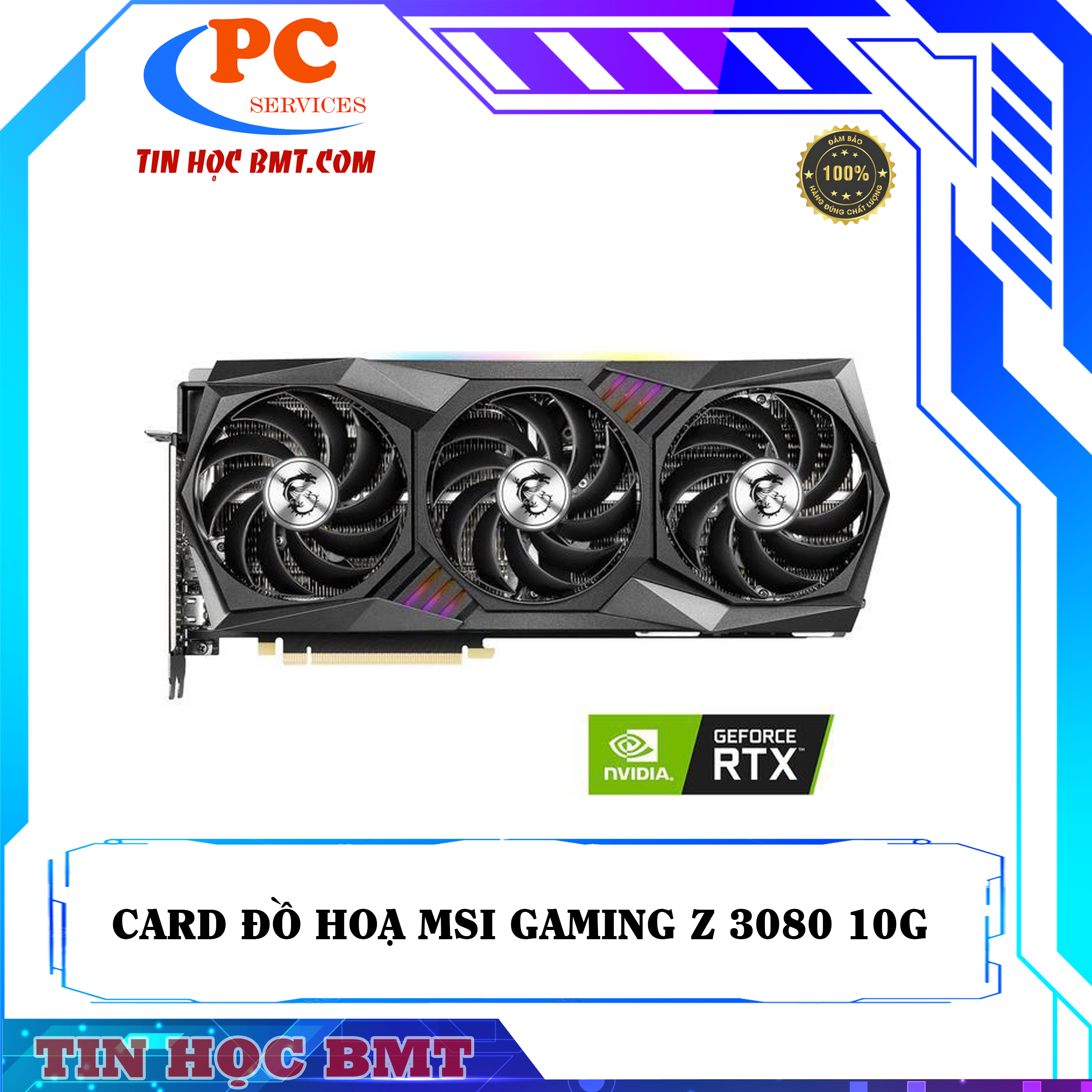 Card màn hình MSI RTX 3080 GAMING Z TRIO 10G