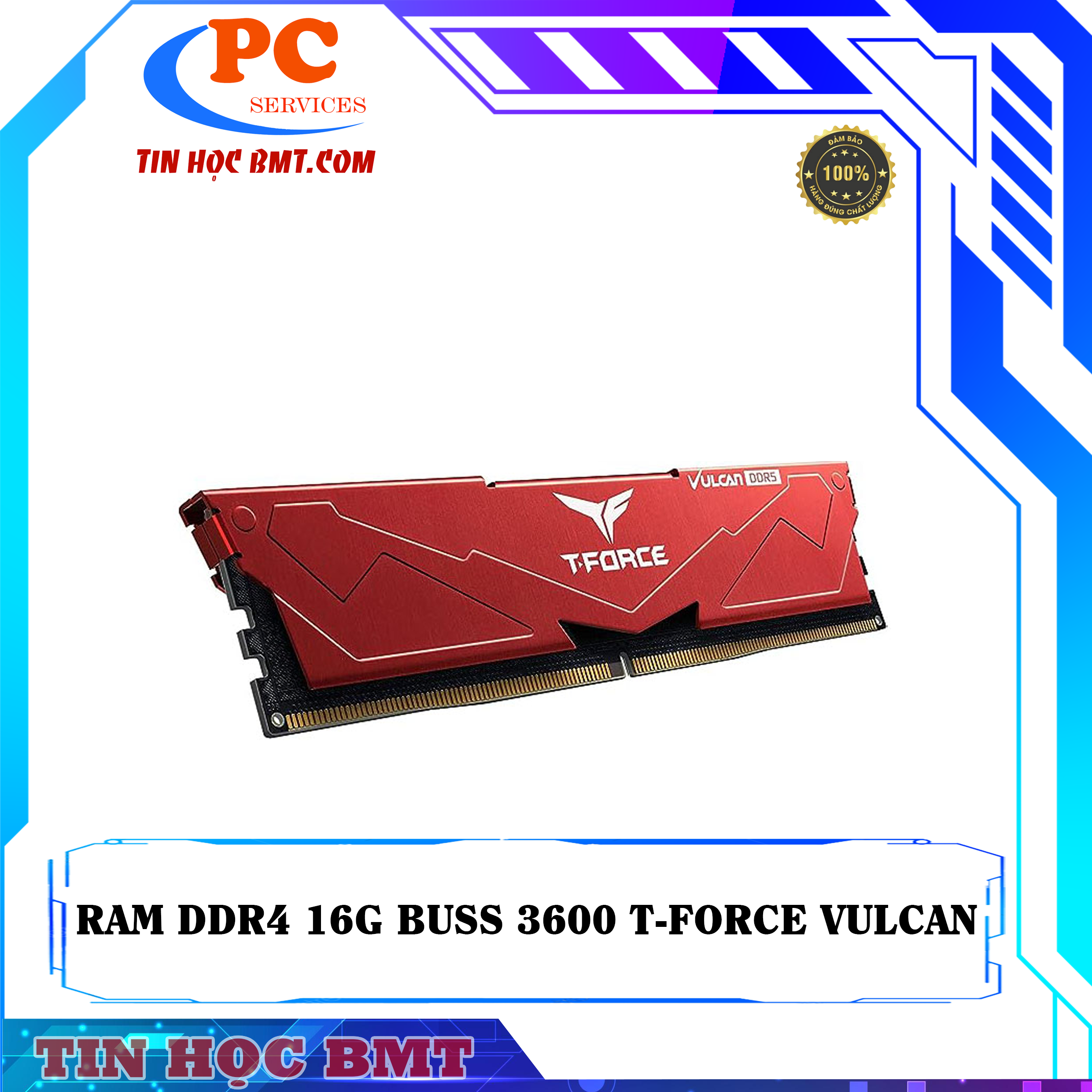 Ram DDR4 TeamGroup T-Force Vulcan Z 16GB 3200Mhz Red