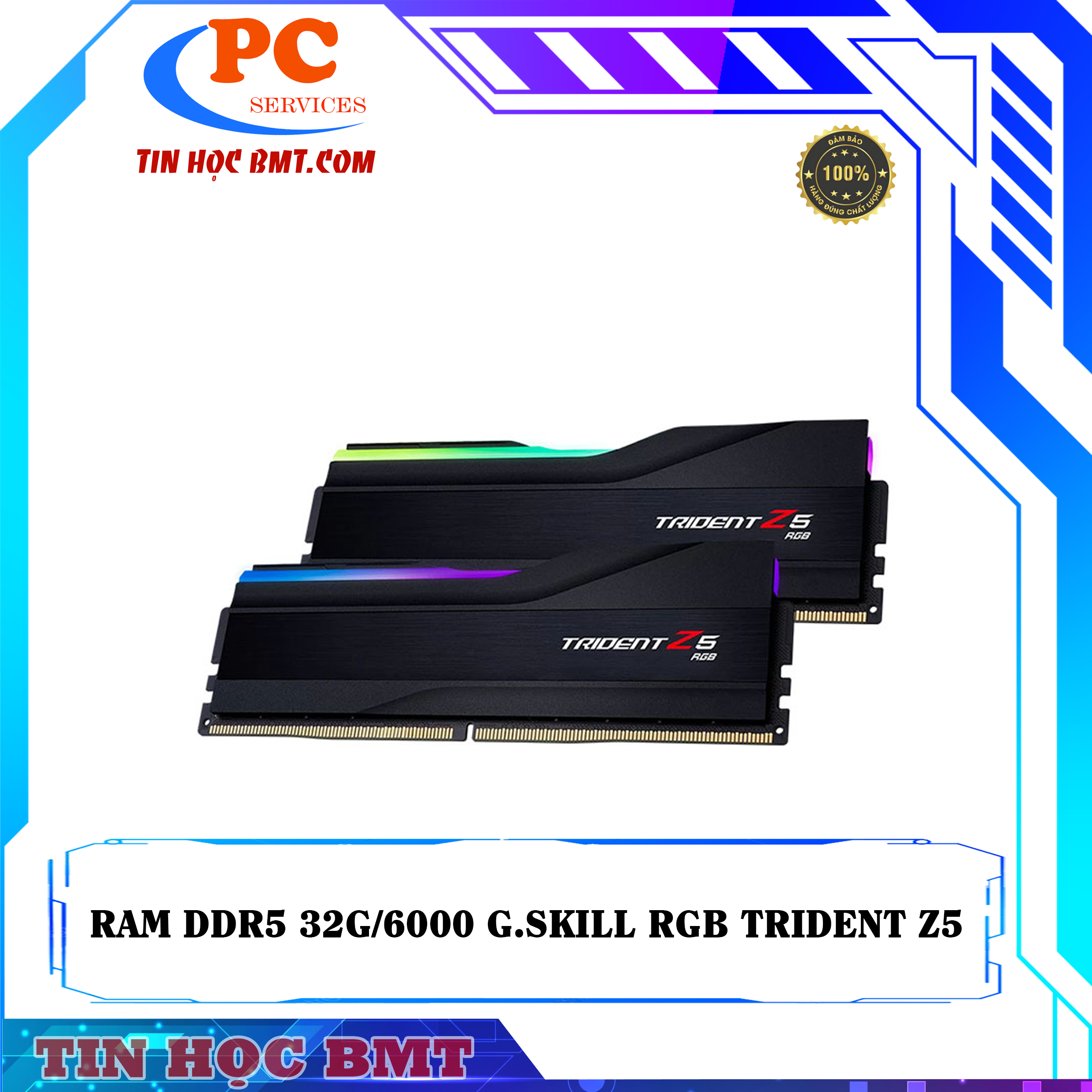 RAM GSKILL TRIDENT Z5 RGB 32GB (2X16GB) DDR5 bus 6000