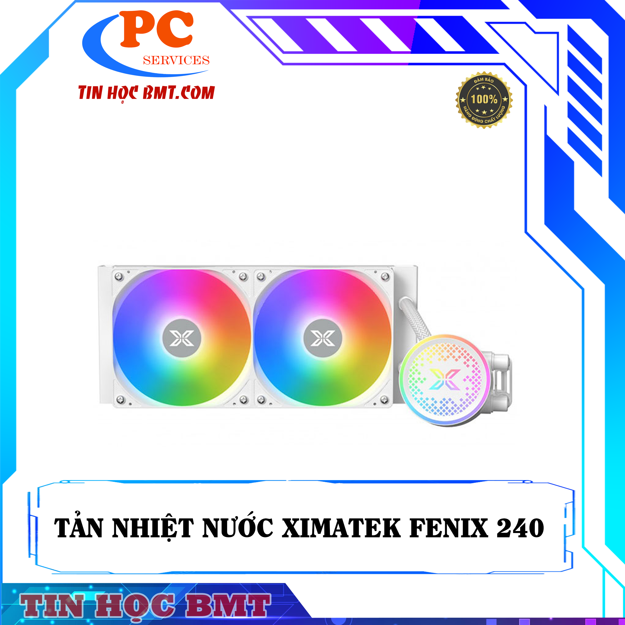 Tản nhiệt nước Xigmatek Fenix 240 ARGB - Trắng