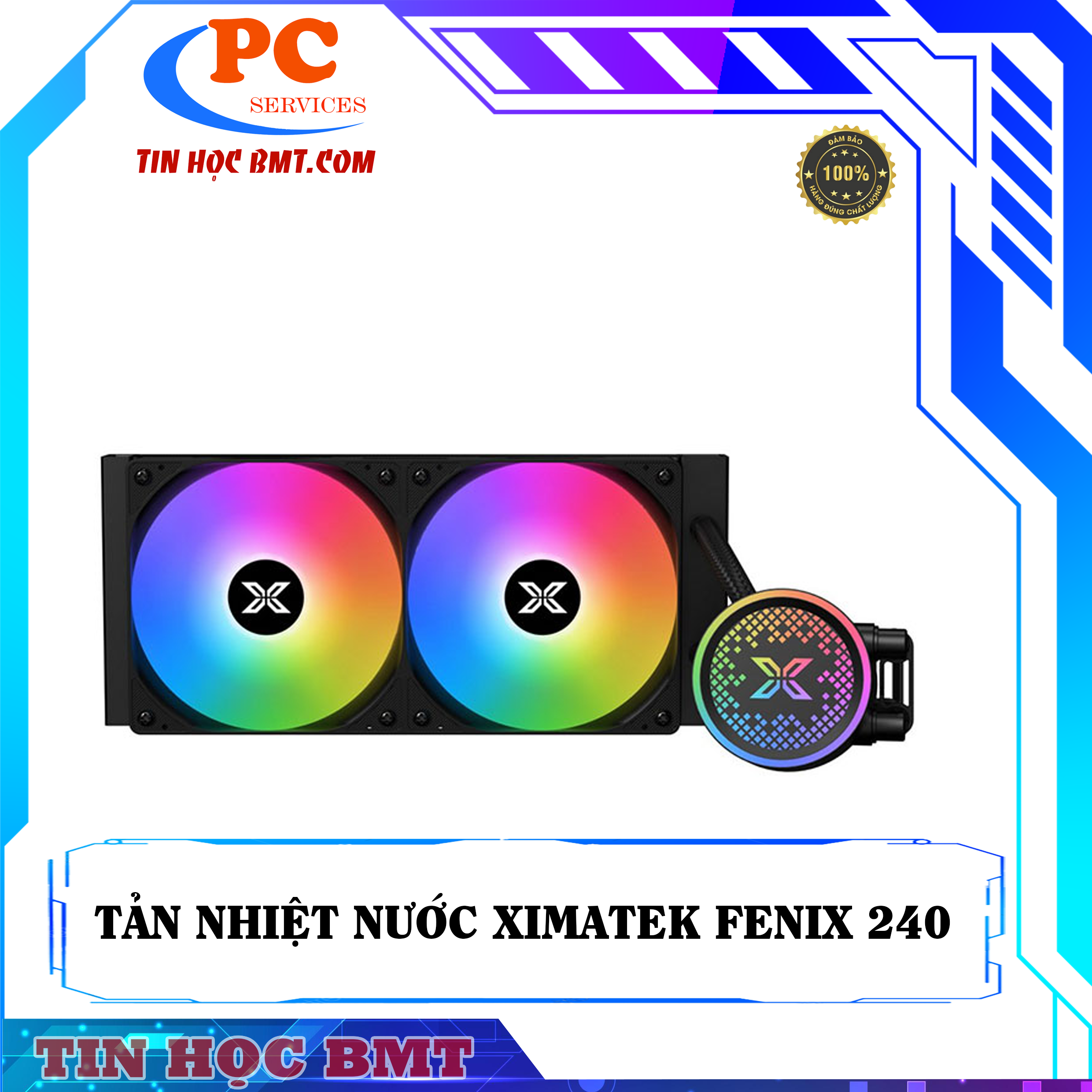Tản nhiệt nước Xigmatek Fenix 240 ARGB - ĐEN