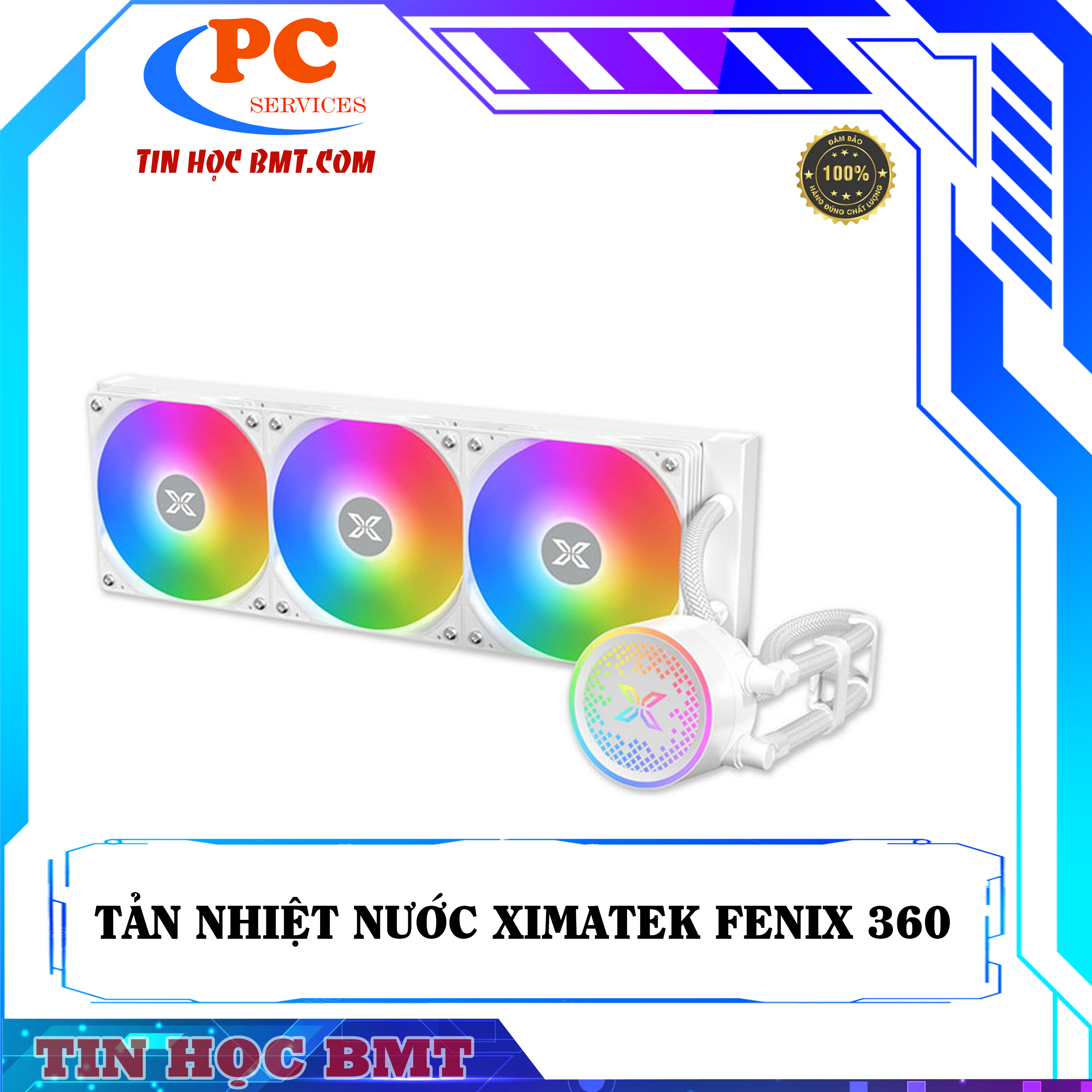 Tản nhiệt nước Xigmatek Fenix 360 ARGB - TRẮNG