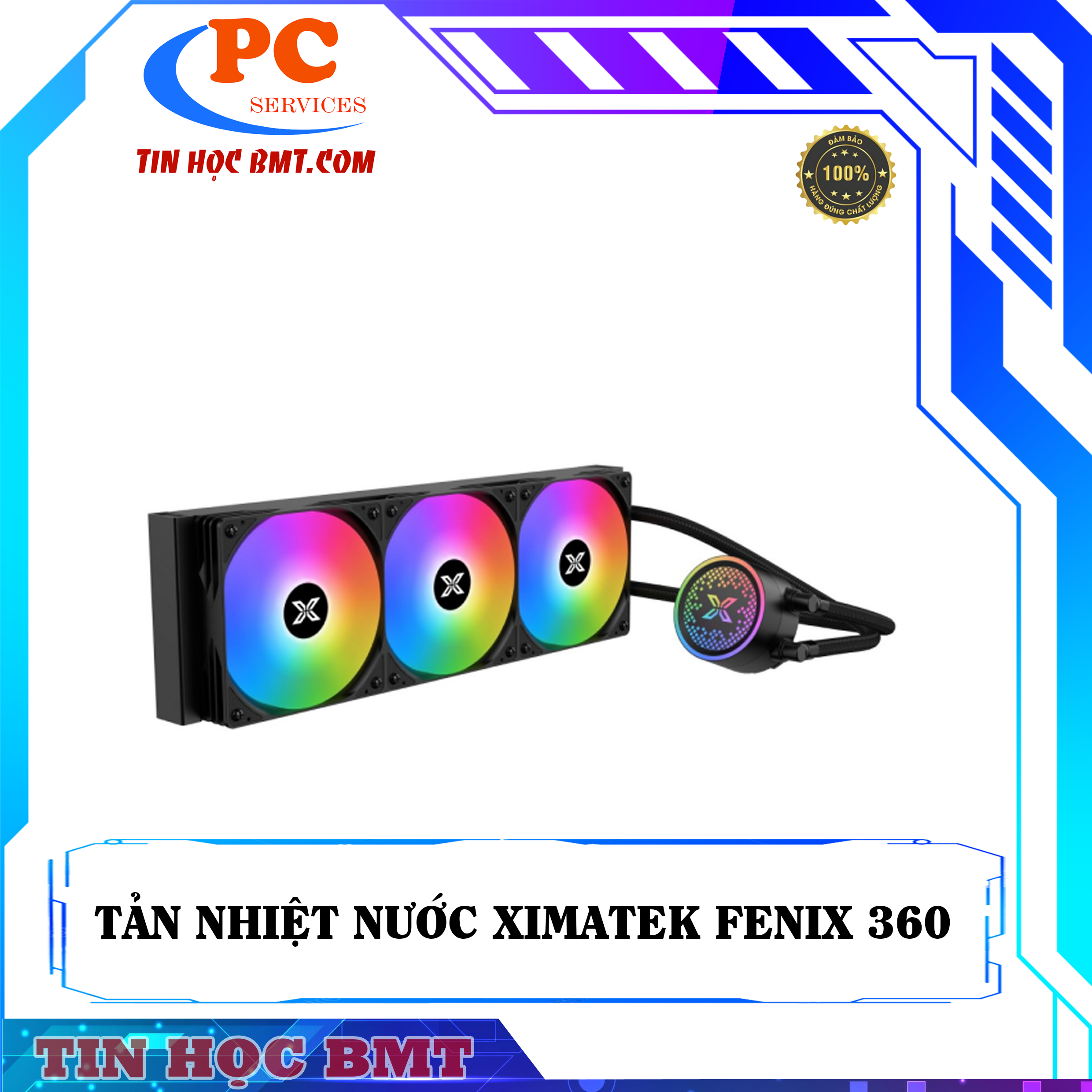 Tản nhiệt nước Xigmatek Fenix 360 ARGB - Đen
