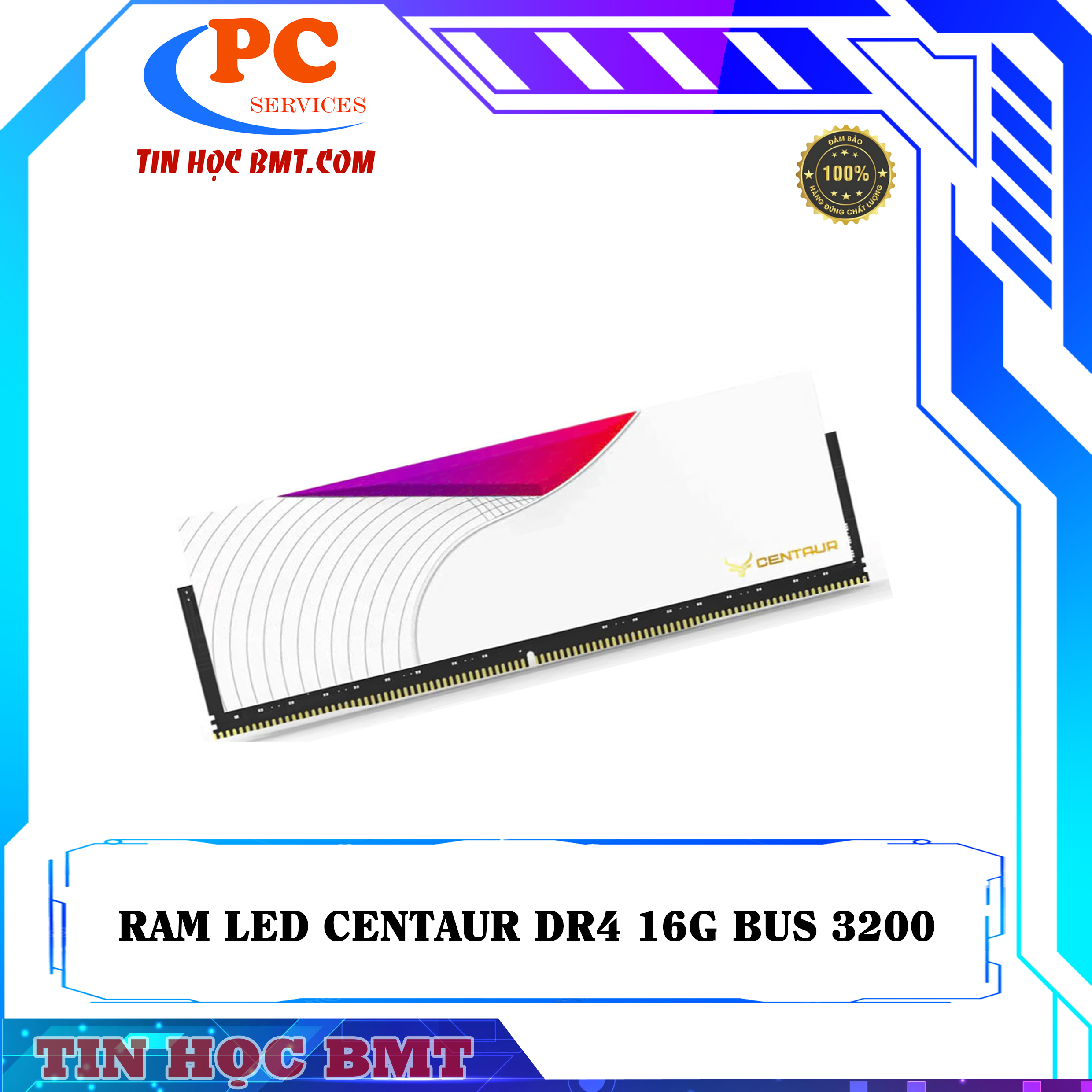 Ram Centaur Ragnarok Pro RGB White 16GB DDR4 3200MHz