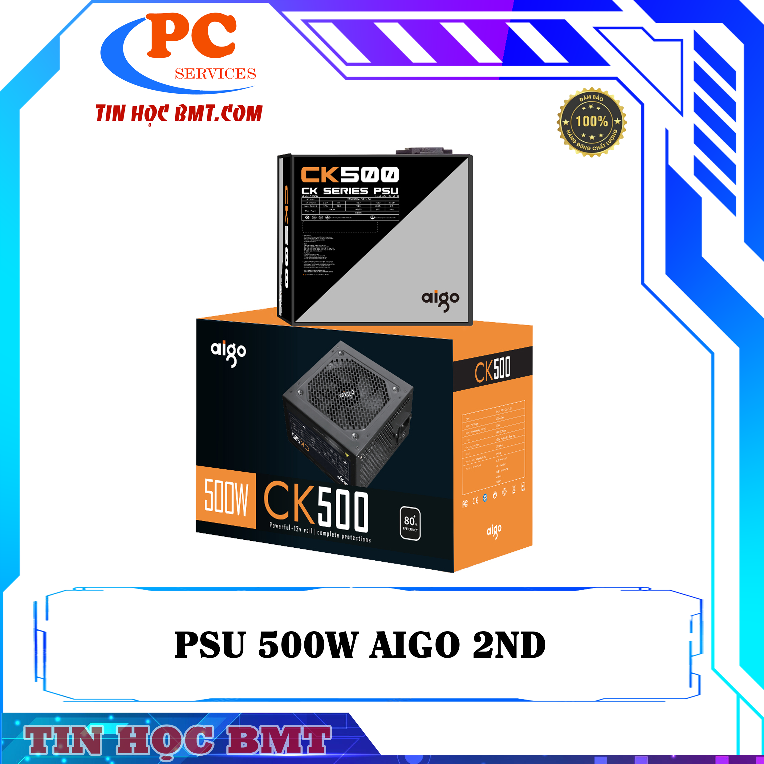 NGUỒN MÁY TÍNH AIGO 500W 2nd