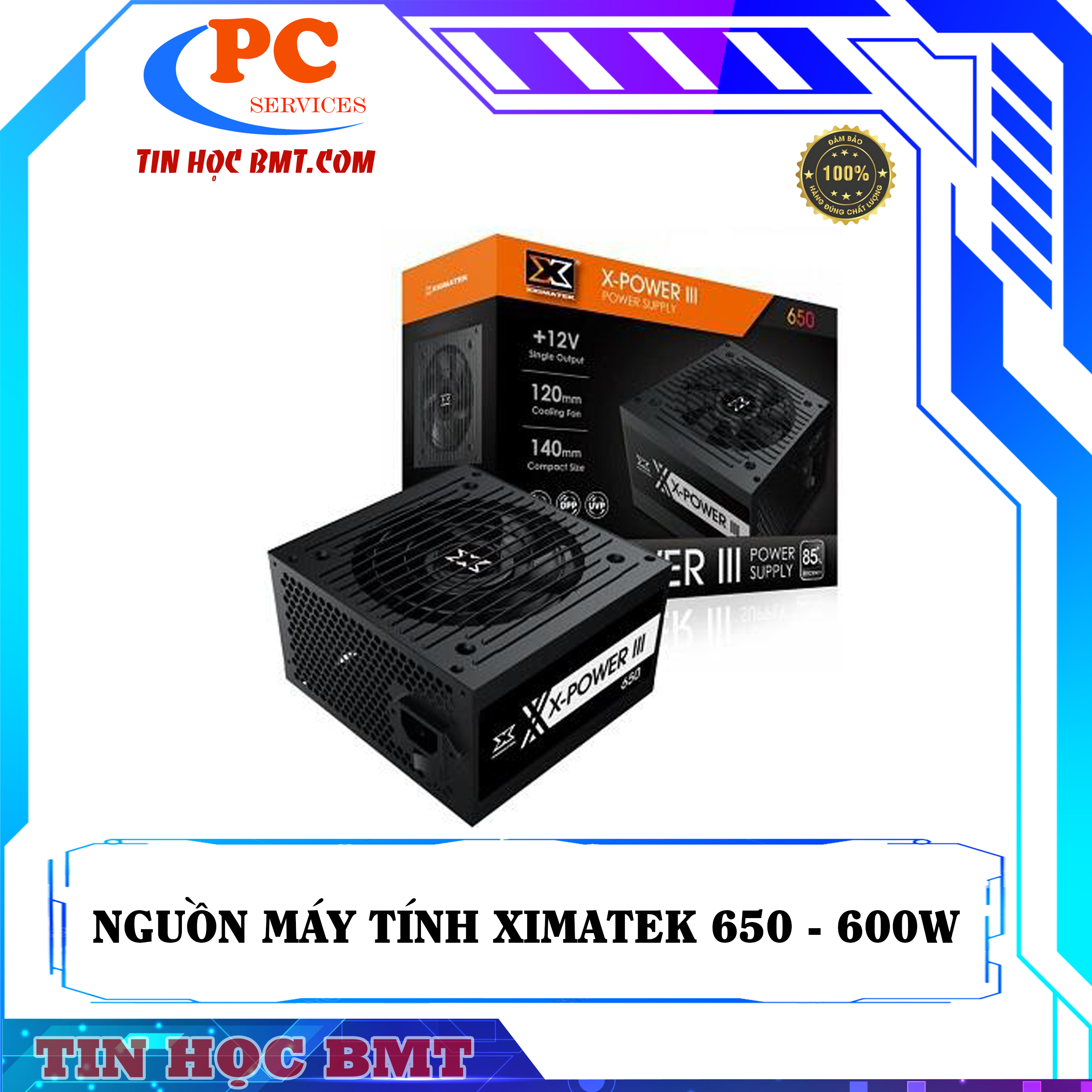 Nguồn máy tính Xigmatek X-POWER III 650 - 600W