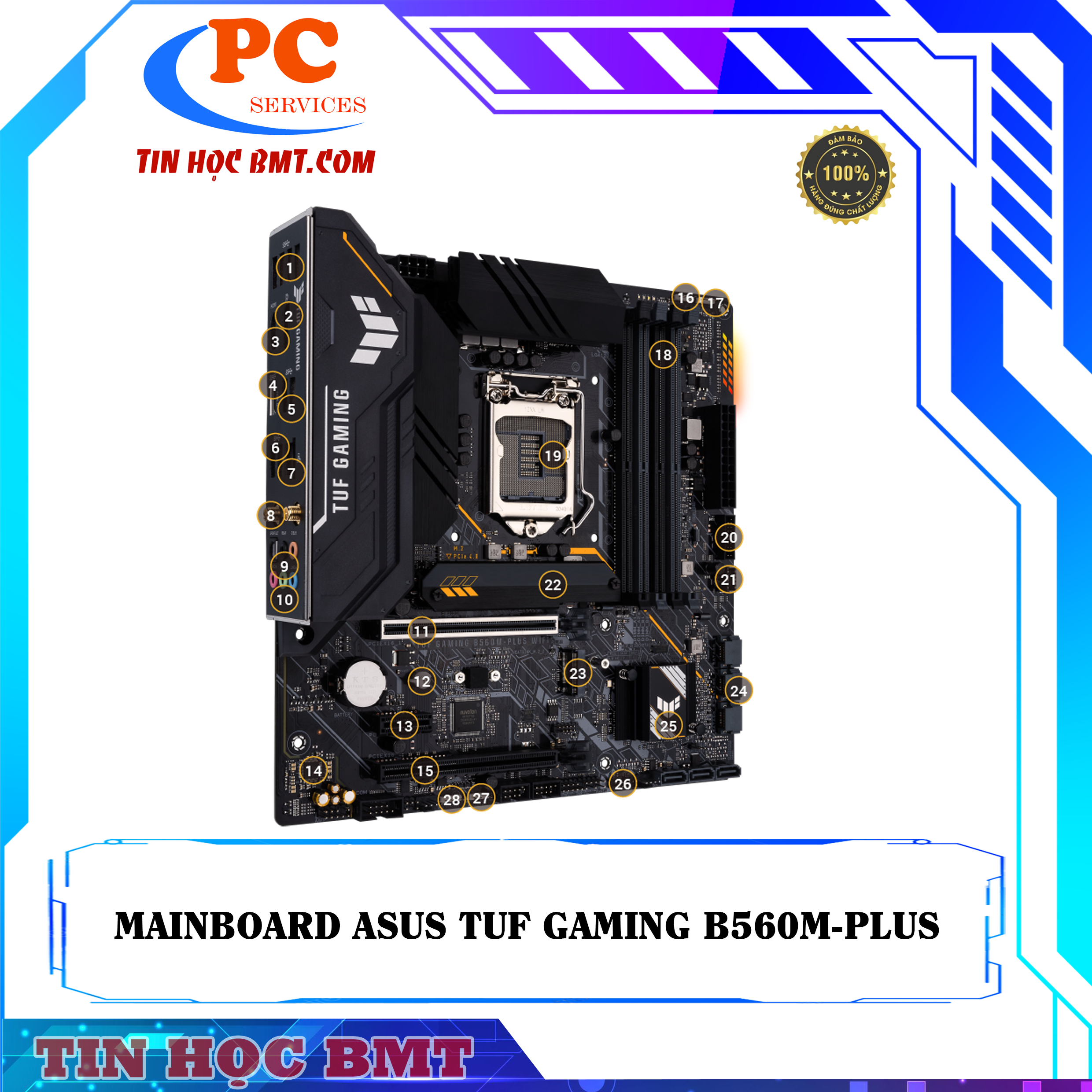 Mainboard ASUS TUF GAMING B560M-PLUS 