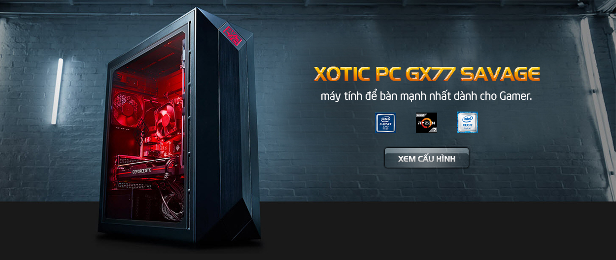 PC Desktop cấu hình mạnh mẽ dành cho Gamer